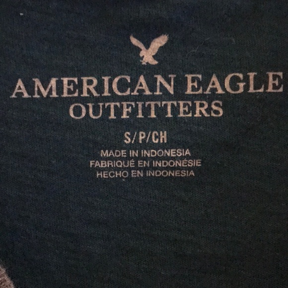 American Eagle Color Block Pocket T-Shirt - Picture 3 of 4